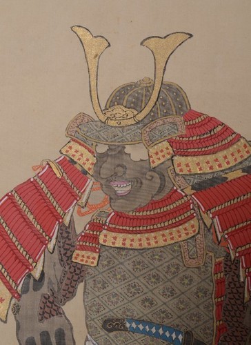 Armure hanging scroll - scroll, japanese
