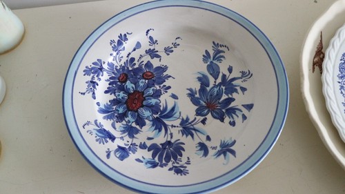 Plat assiette décoré - plat, ou