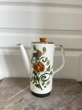 Ancien Cafetière Céramique Boch La Louvière Argenteuil 1970 Vintage