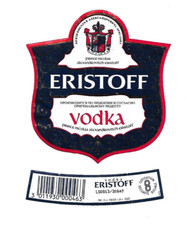 Etiquette - Eristoff - Vodka