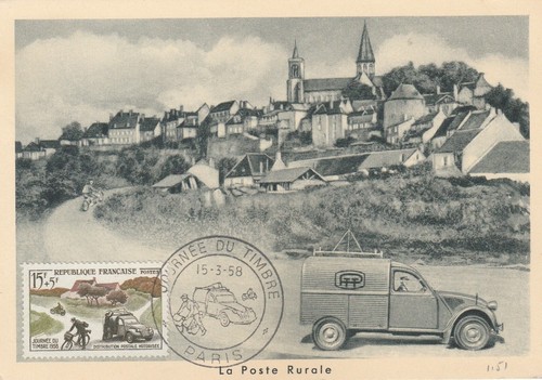 Carte postale maximum - maximum, 1er