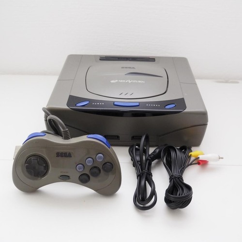 Console sega saturn grise - console,