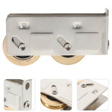  2 Pcs Rouleaux De Porte Grange Roulettes Remplacement Coulissante