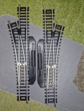 Lot De 2 Aiguillages Manuel A Droite + Gauche Mehano R18" R.h.r/c  Et L.h.r/c Ho