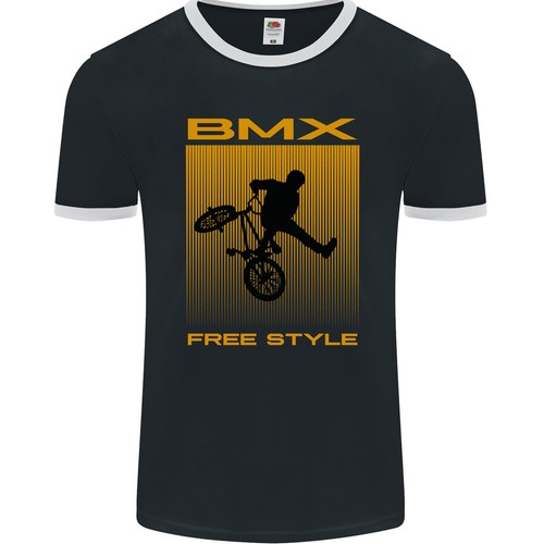 Shirt ringer pour homme bmx - t-shirt,