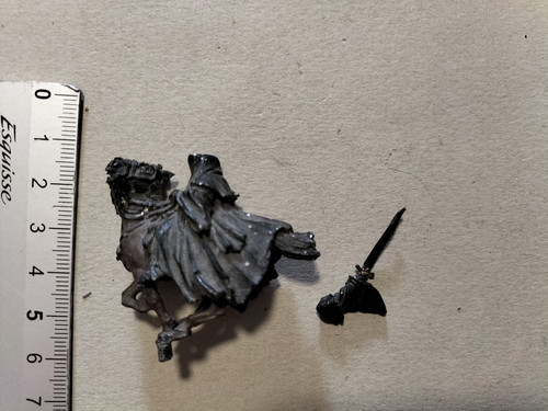 Figurine metal nazgul cavalier - nazgul,