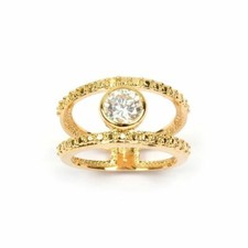 Bague alliance solitaire