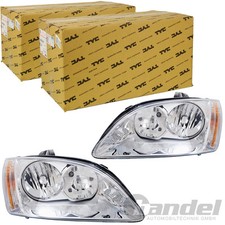 2x TYC H7/H1 Phare à Gauche + Droite Chrome pour Ford Focus II À Année 02.08