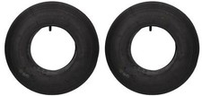 DELI TIRE Pneu +Tuyau 4.80/4.00-8 (400x100) 6PR S-379 Rainures Profil 2er Set