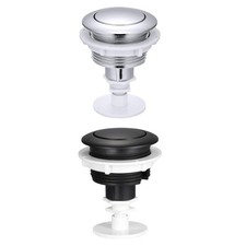 Bouton de chasse d'eau simple