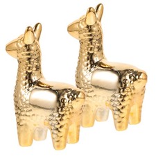  Lot de 2 figurines d'alpaga