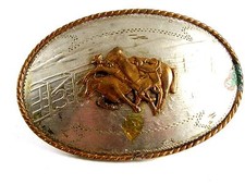 Western Rodeo Cowboy Bull