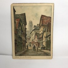 Barday signed lithograph Rouen