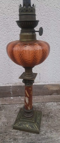 Ancienne lampe pétrole - lampe,