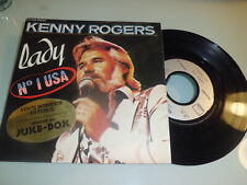 VINYLE 45 TOURS KENNY ROGERS  LADY  JUKE BOX / 2 TITRES PN3