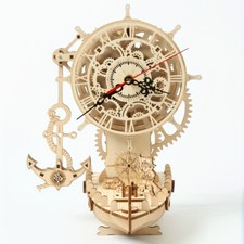 Horloge Puzzle en Bois 3D de
