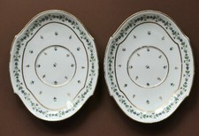 Vieux Paris, décor aux barbeaux, époque Marie-Antoinette / Louis XVI, porcelaine