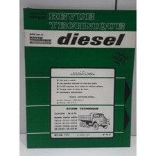Saviem Man gamme Travaux publics - 1974 Revue Technique Diesel Camions RTA70D