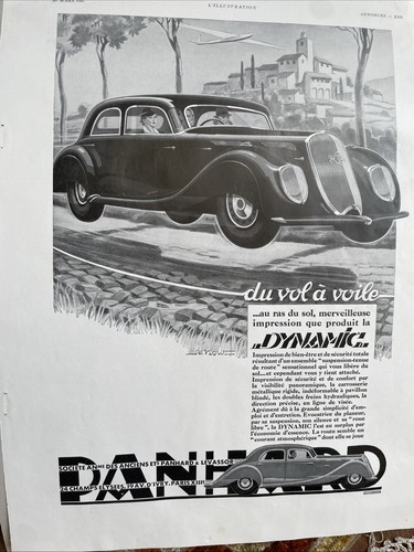 Ancienne publicité panhard - ancienne,