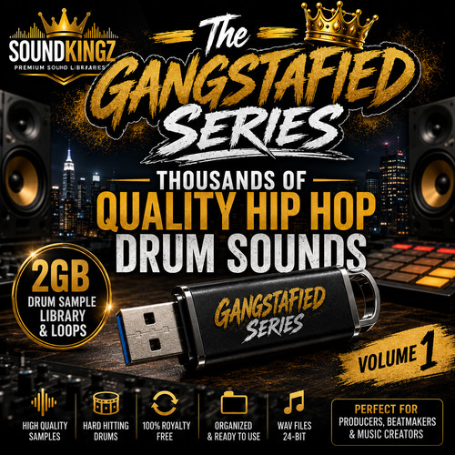 Hip hop drum library - library, 2gb