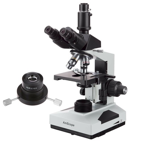 Microscope trinoculaire - trinoculaire, À