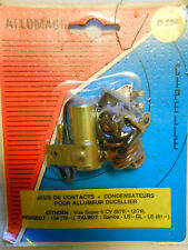 rupteurs condensateur pour allumeur DUCELLIER CITROËN visa PEUGEOT 104 SAMBA
