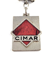 PORTE-CLES - CIMAR - Ciments du Maroc - Vintage Métal Émaillé 1960s