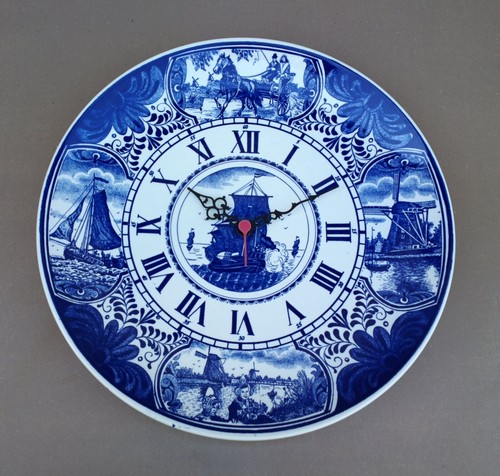 Delft grande pendule hollande - grande,