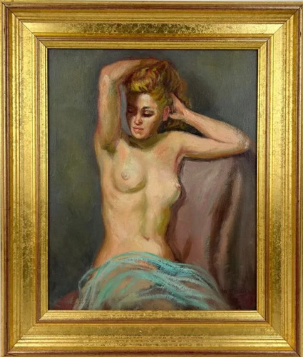Tableau ancien érotique - tableau,