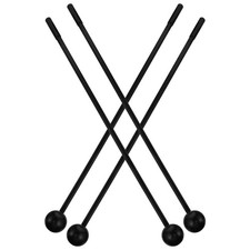  2 Pairs Baguette De Batterie Tambour Bâtons Percussion Baguettes Jazz