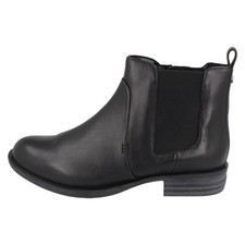 Bottes Chelsea En Cuir Noir