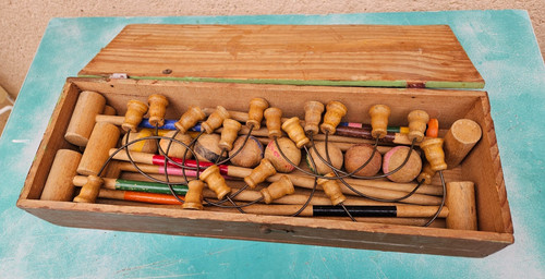 Ancien jeu croquet - ,