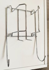 Support pour table et fer à repasser pour porte ou mur Finition chrome poli