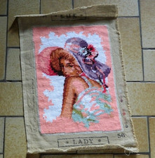 Vintage LUC Tapisserie Dame