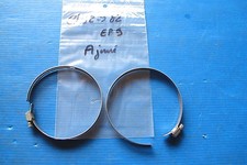 2 Colliers de serrage à bande ajourée type Serflex Diamètre: 62 à 82mm Ep: 9mm