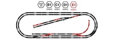 Fleischmann N Set De Rails E1