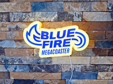 Enseigne Lumineuse BLUE FIRE - Attraction  – Édition USB