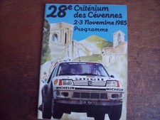 programme CRITERIUM DES