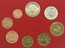 MONACO RARE SERIE 2001 SOUS BOITIER monnaies NEUVE FDC série devenu RARE