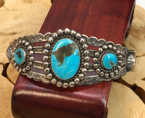 Vintage sterling turquoise - sterling,