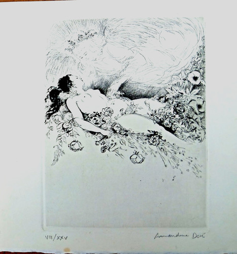 Amandine doré gravure - amandine,