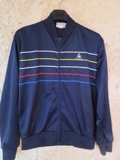 Veste LE COQ SPORTIF ARTHUR ASHE vintage tennis jacket années 80 M