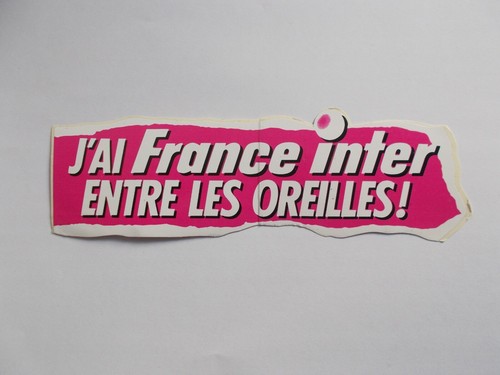 Autocollant radio france - radio,