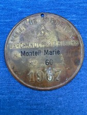 Plaque de métier - BORDEAUX 1967 marchand des 4 saisons .