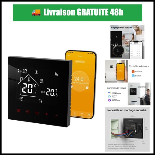 Thermostat connecté wifi - connecté,