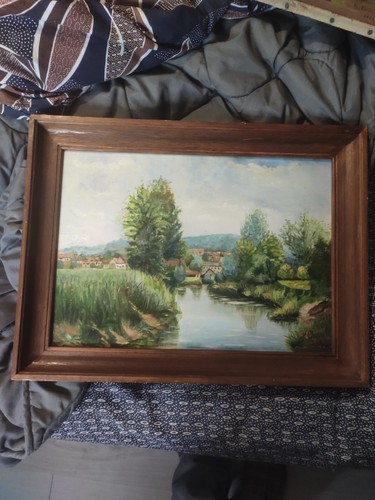 Tableau ancien huile - ancien, sur
