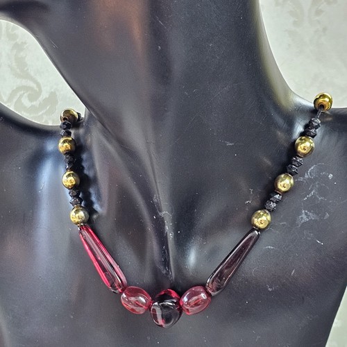 Collier vintage perles - collier,