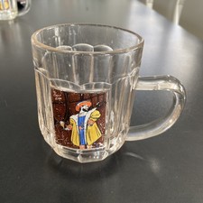 CHOPE VERRE  EMAILLE BIERE  BRASSERIE  BIERE FORT CARRÉ. CAPIELLO