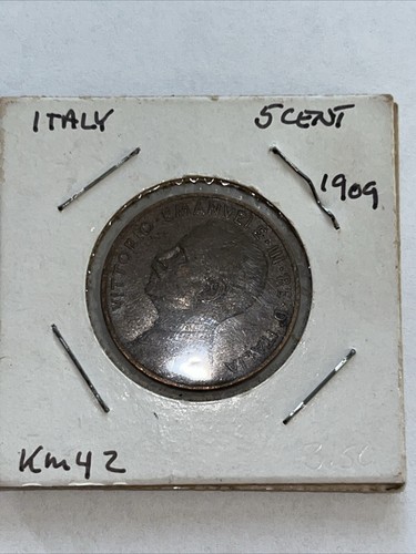 1909 italy centesimi - 1909,