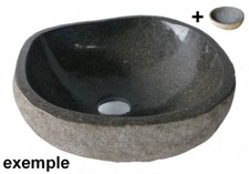 vasque en pierre naturelle